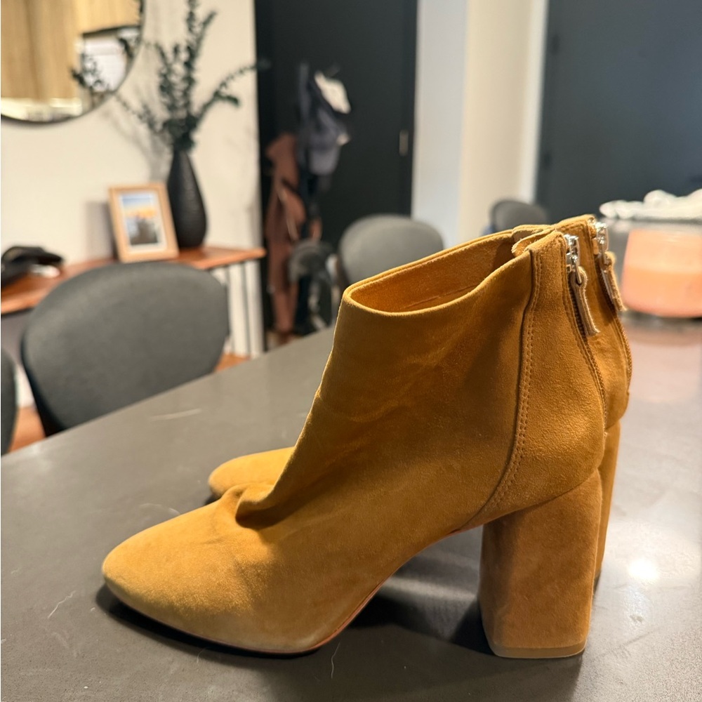 black suede studio boots size 6